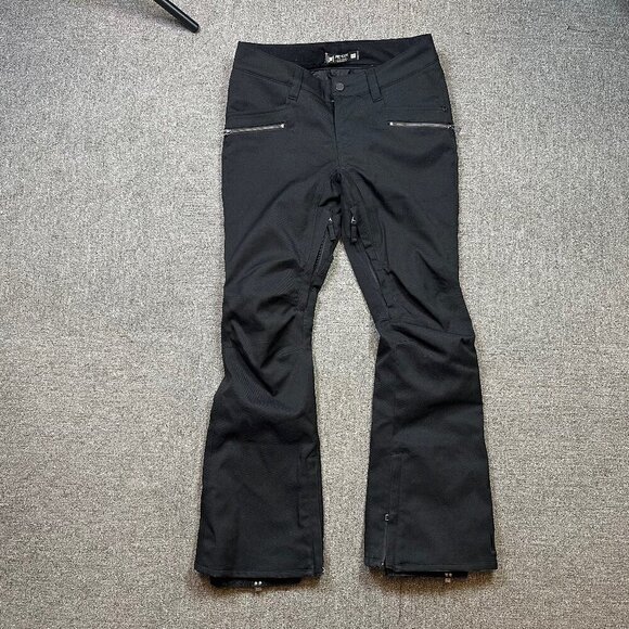 L1 Premium Goods Mens All Black Snowboard Ski Pants Slim Fit Size Small - Picture 1 of 6